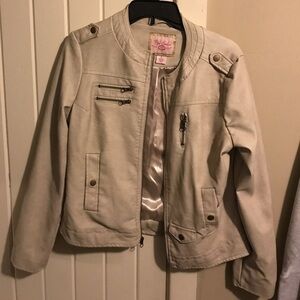 Tan Bomber Jacket